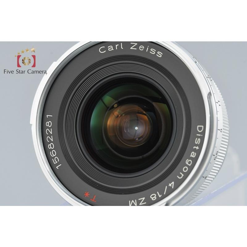 【中古】Carl Zeiss カールツァイス Distagon 18mm f/4 ZM T* シルバー ライカMマウント｜five-star-camera｜05