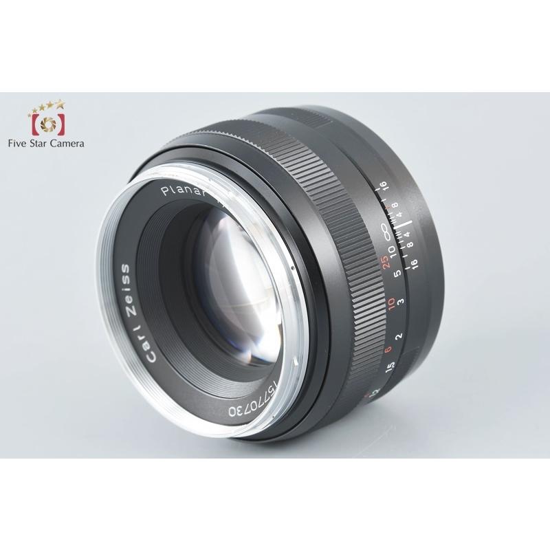 中古】Carl Zeiss カールツァイス Planar 50mm f/1.4 ZE T* キヤノン用