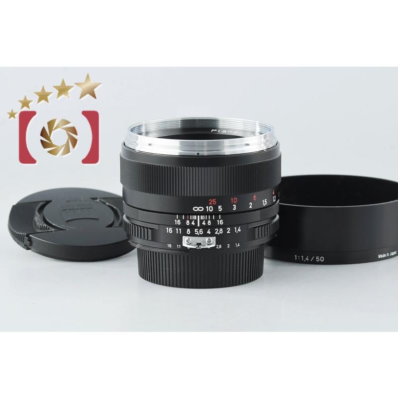 中古】Carl Zeiss カールツァイス Planar 50mm f/1.4 ZF T* ニコン用