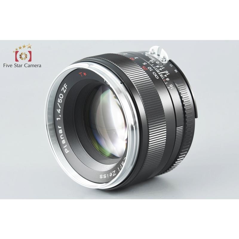中古】Carl Zeiss カールツァイス Planar 50mm f/1.4 ZF T* ニコン用