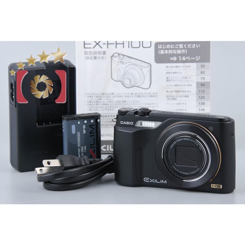 EXILIM 【中古】Casio カシオ EX-FH100 ブラック コンパクト