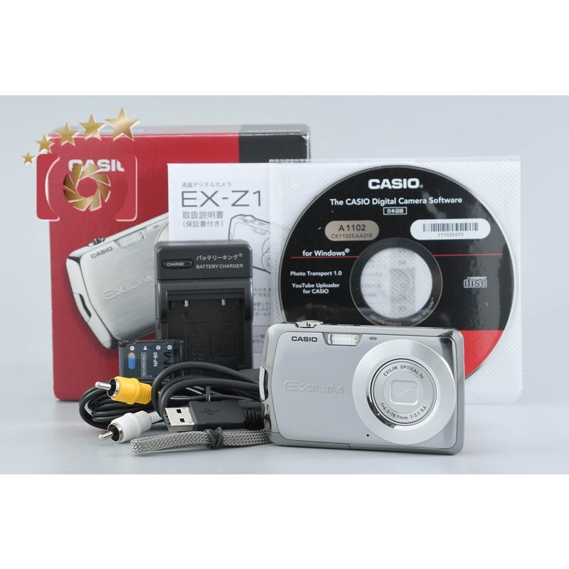 EXILIM ZOOM 【中古】Casio カシオ EX-Z1 シルバー コンパクトデジタル