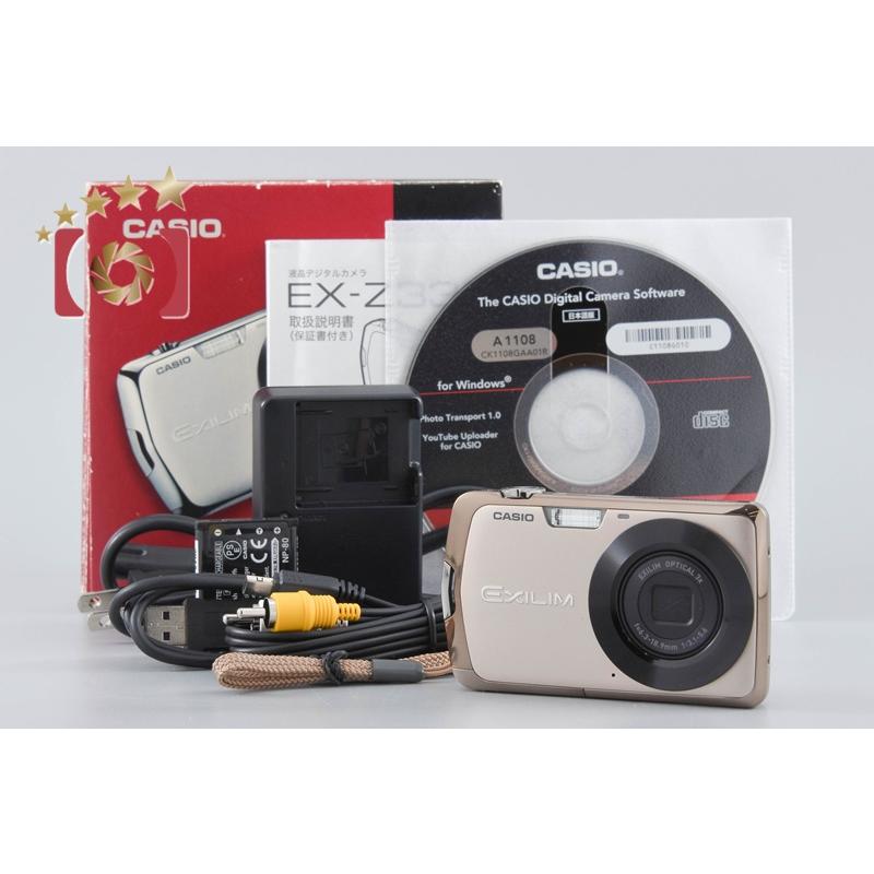 全て完備☆美品！CASIO EXILIM EX-Z330 ゴールド Amazon | CASIO デジタルカメラ EXILIM EX-Z330 ゴールド EX