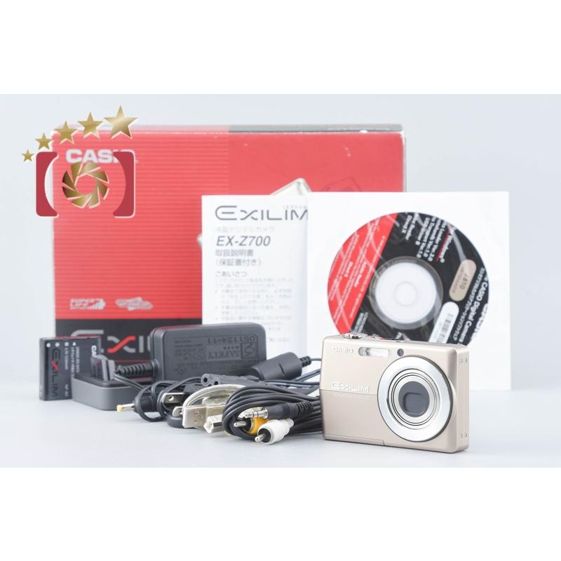 EXILIM 【中古】Casio カシオ EX-Z700 ゴールド コンパクトデジタル