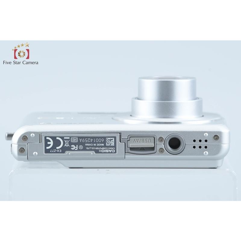 【超美品】CASIO EXILIM EX-Z77 シルバー (動作確認済) HIGH SPEED EXILIM 【中古】Casio カシオ EX-Z77 シルバー