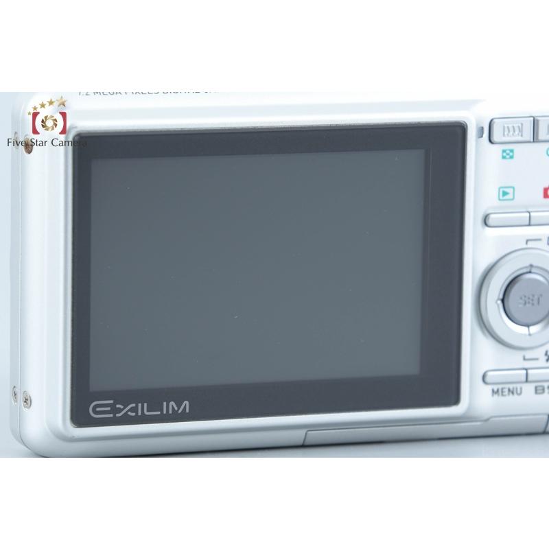【超美品】CASIO EXILIM EX-Z77 シルバー (動作確認済) HIGH SPEED EXILIM 【中古】Casio カシオ EX-Z77 シルバー コンパクト