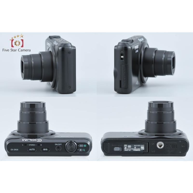 【中古】CASIO EXILIM EX-ZR20 コンパクトデジタルカメラ EXILIM ZOOM 【中古】Casio カシオ EX-ZR20 ブラック コンパクト