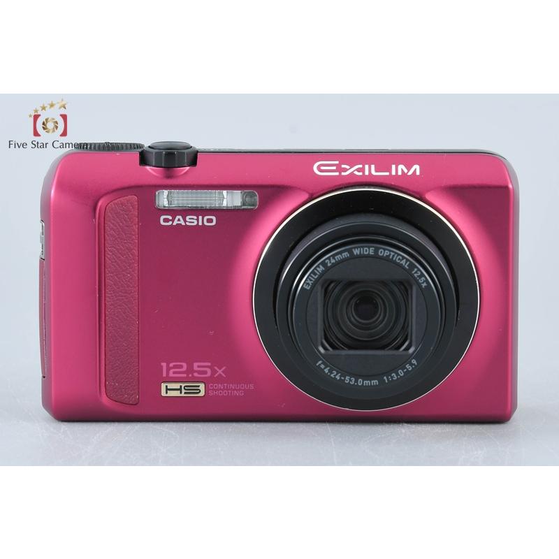 【美品】CASIO EXILIM EX-ZR200 レッド EXILIM 【中古】Casio カシオ EX-ZR200 レッド コンパクト