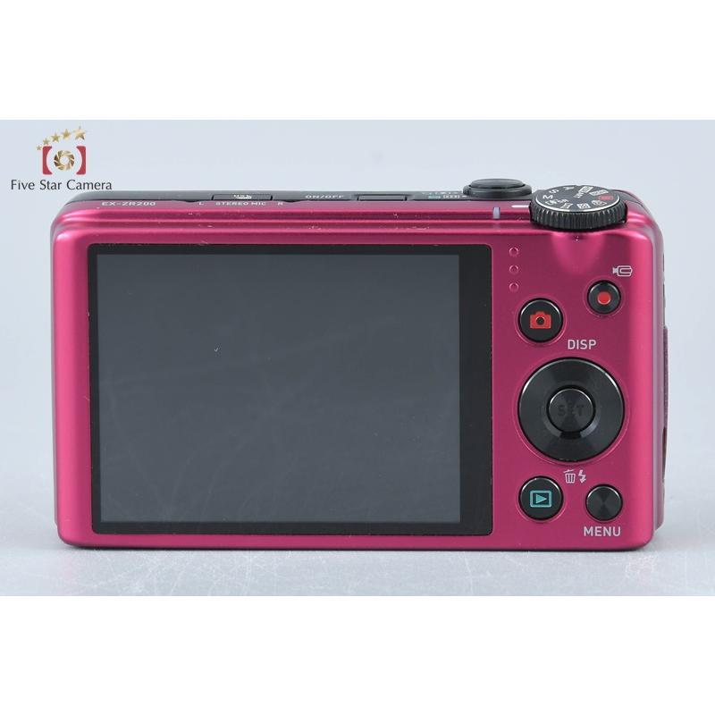 EXILIM 【中古】Casio カシオ EX-ZR200 レッド コンパクト