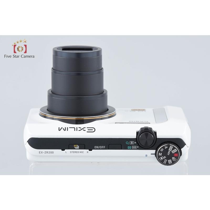 ☆【美品】CASIO EX-ZR200 ホワイト カシオ CASIO Exilim EX-ZR200 White Superb | eBay