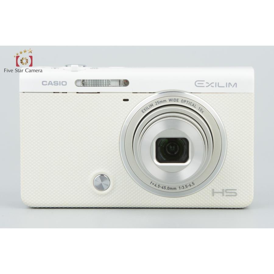 【中古】Casio カシオ EXILIM EX-ZR50 ホワイト コンパクトデジタルカメラ｜five-star-camera｜04