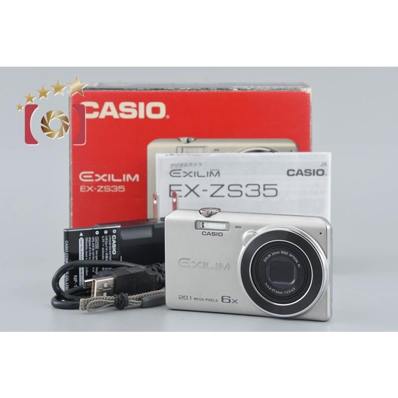 【極美品】CASIO EXILIM EX-ZS35 シルバー　動作確認済 Amazon | CASIO(カシオ) EXILIM EX-ZS35SR シルバー | ミラー