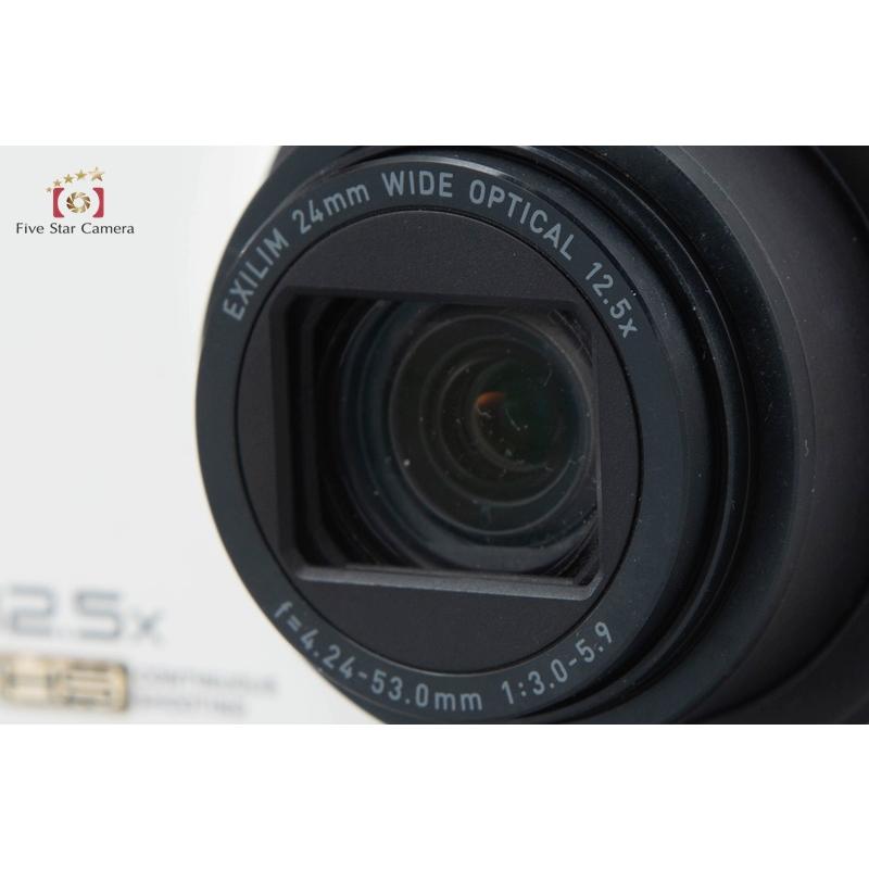 【中古】CASIO カシオ HIGH SPEED EXILIM EX-ZR100 ホワイト コンパクトデジタルカメラ｜five-star-camera｜12