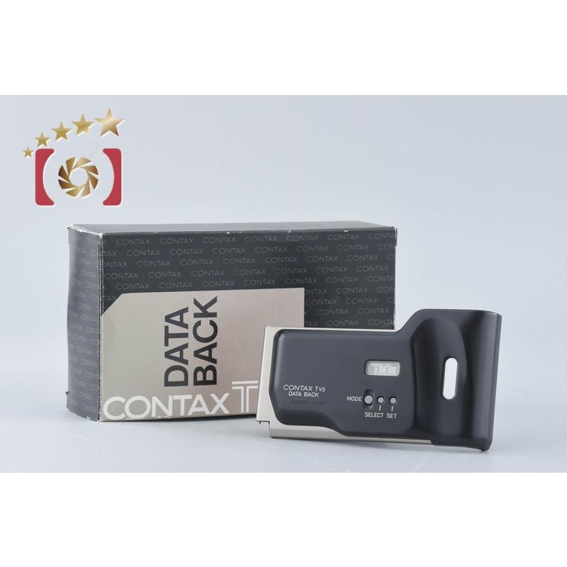 美品【完動品】CONTAX TVS データバック付！！ CONTAX（コンタックス） 【中古】CONTAX TVS用 データバック 元箱付き