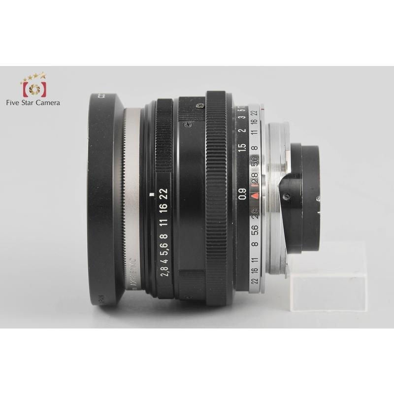 中古】CONTAX コンタックス Carl Zeiss Biogon 28mm f/2.8 T* ブラック