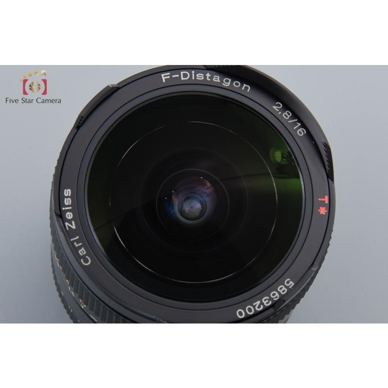 sale!★新品級！★CONTAX F-Distagon 16/2.8 AEG Contax F-Distagon 16mm F/2.8 T* AEG Fisheye Lens Germany *MINT