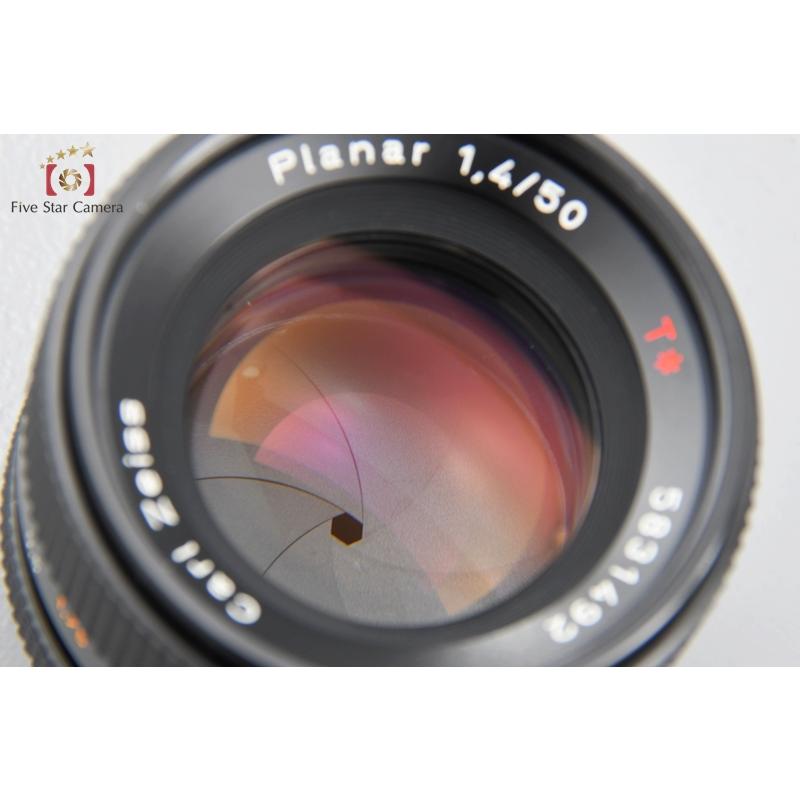 【中古】CONTAX コンタックス Carl Zeiss Planar 50mm f/1.4 T* AEJ｜five-star-camera｜02
