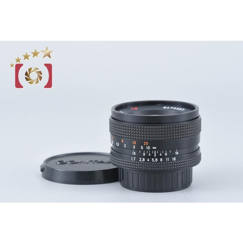 Carl Zeiss Planar 1.7/50 単焦点レンズ　コンタックス Amazon | CONTAX コンタックス Planar 50mm F1.7 T* MMJ | 一眼レフ