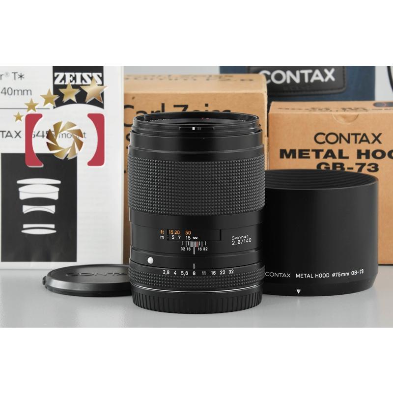 中古】CONTAX コンタックス 645 Carl Zeiss Sonnar 140mm f/2.8 T* 元