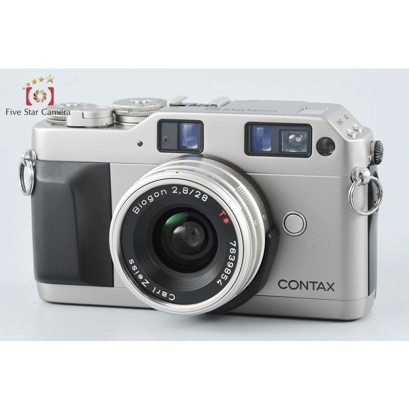CONTAX G1（ROM未調整）+Biogon 28mm f2.8 CONTAX 【中古】CONTAX コンタックス G1 ROM改 + Biogon 28mm f