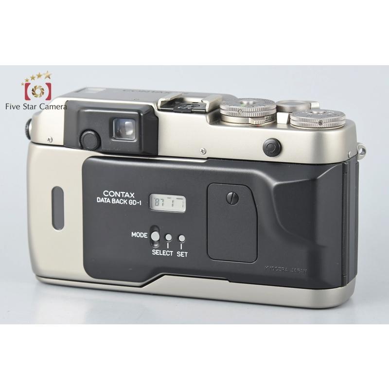 中古】CONTAX コンタックス G1 データバック付属 + Carl Zeiss Biogon