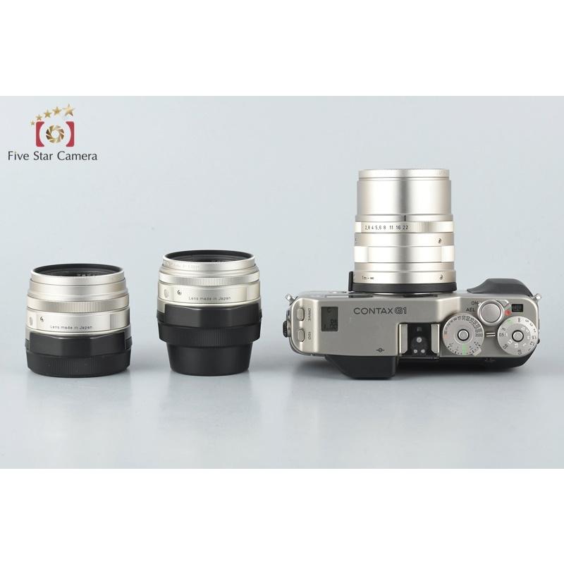 中古】CONTAX コンタックス G1 データバック付属 + Carl Zeiss Biogon