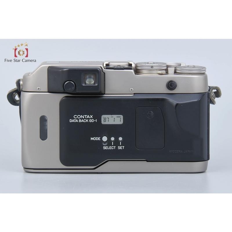 中古】CONTAX コンタックス G1 + GD-1 データバック付属 : 中古カメラ