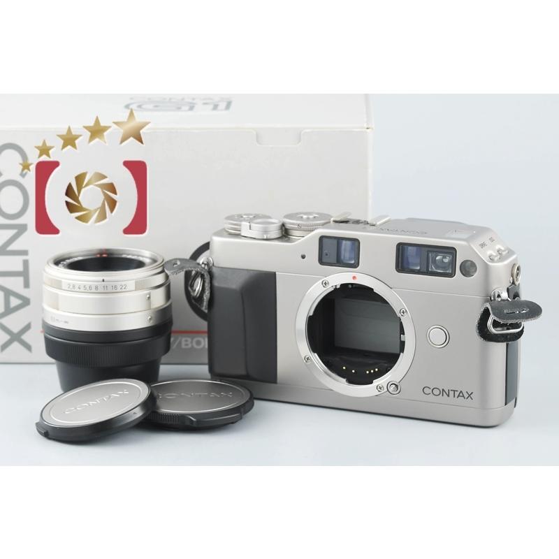 Appareil Photo Contax G1 Argent – Télémètre Avec Objectif Biogon 28mm F2.8 – Près Du Mint