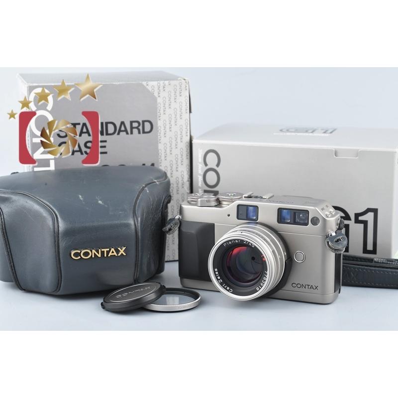 中古】CONTAX コンタックス G1 ROM改 データバック付属 + Carl Zeiss