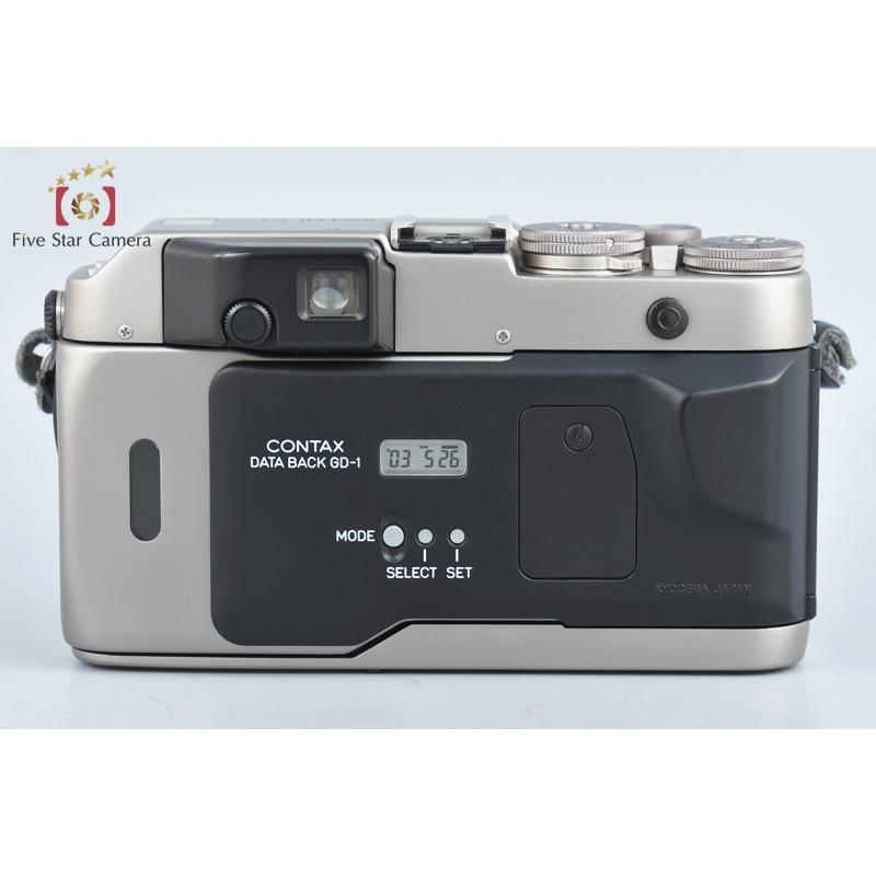中古】CONTAX コンタックス G1 ROM改 データバック付属 + Carl Zeiss