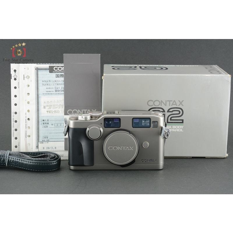 中古】CONTAX コンタックス G2 2018年7月オーバーホール済み 中古】CONTAX コンタックス G2 2018年7月オーバーホール済み