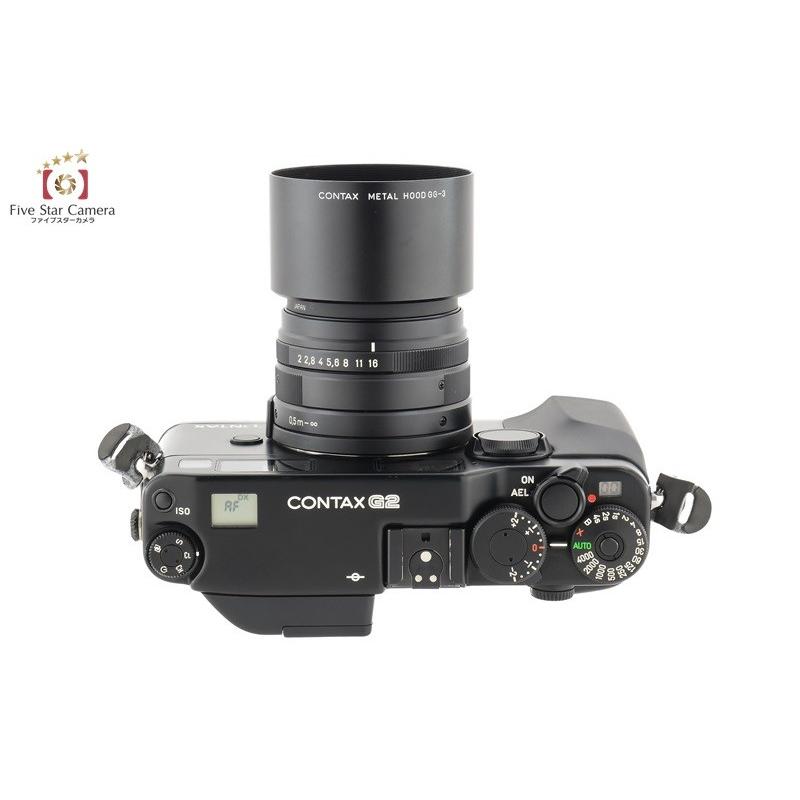 中古】CONTAX コンタックス G2 ブラック 2018年8月オーバーホール済み