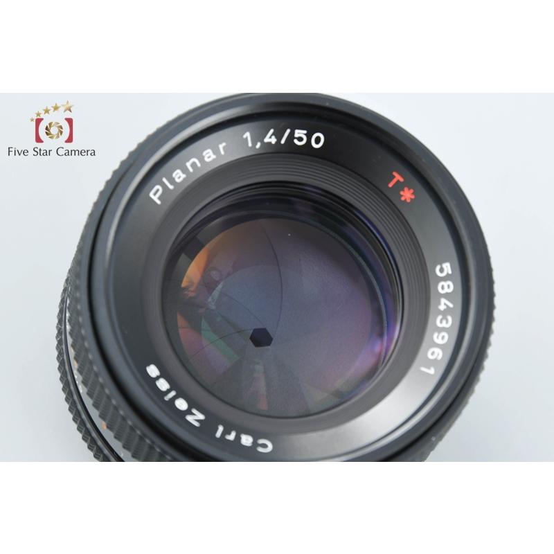 中古】CONTAX コンタックス Carl Zeiss Planar 50mm f/1.4 T* AEJ