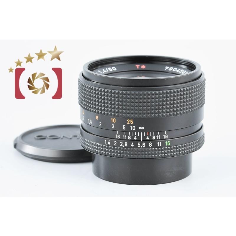 中古】CONTAX コンタックス Carl Zeiss Planar 50mm f/1.4 T* MMJ