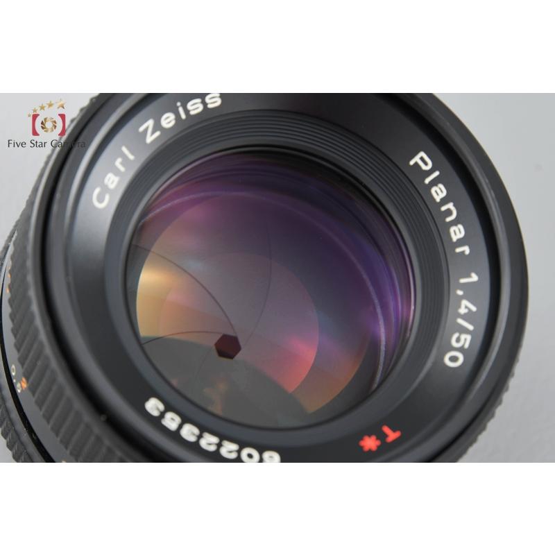 中古】CONTAX コンタックス Carl Zeiss Planar 50mm f/1.4 T* AEJ