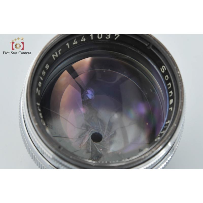中古】Carl Zeiss カールツァイス Sonnar 50mm f/1.5 旧コンタックスC 