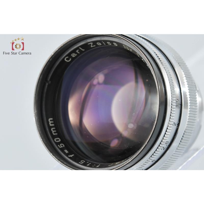 中古】Carl Zeiss カールツァイス Sonnar 50mm f/1.5 旧