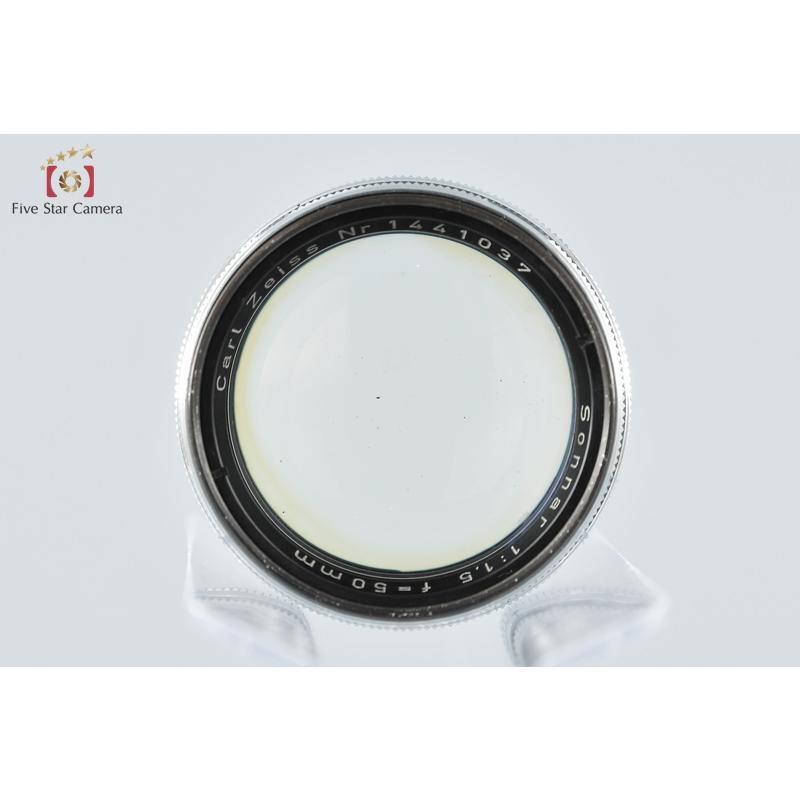 【中古】(ツアイス) ZEISS ゾナー50/1.5(RFコンタックス用) 中古】Carl Zeiss カールツァイス Sonnar 50mm f/1.5 旧