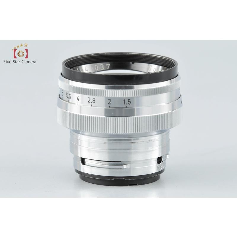 【中古】(ツアイス) ZEISS ゾナー50/1.5(RFコンタックス用) 中古】Carl Zeiss カールツァイス Sonnar 50mm f/1.5 旧