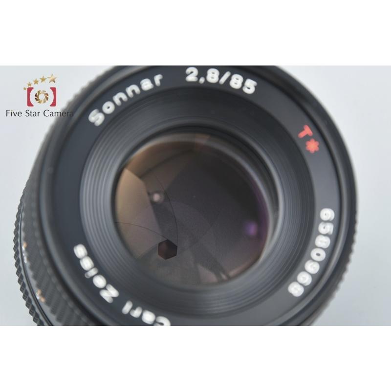 【中古】CONTAX コンタックス Carl Zeiss Sonnar 85mm f/2.8 T* MMJ 中古】CONTAX コンタックス Carl Zeiss Sonnar 85mm f/2.8 T* AEJ