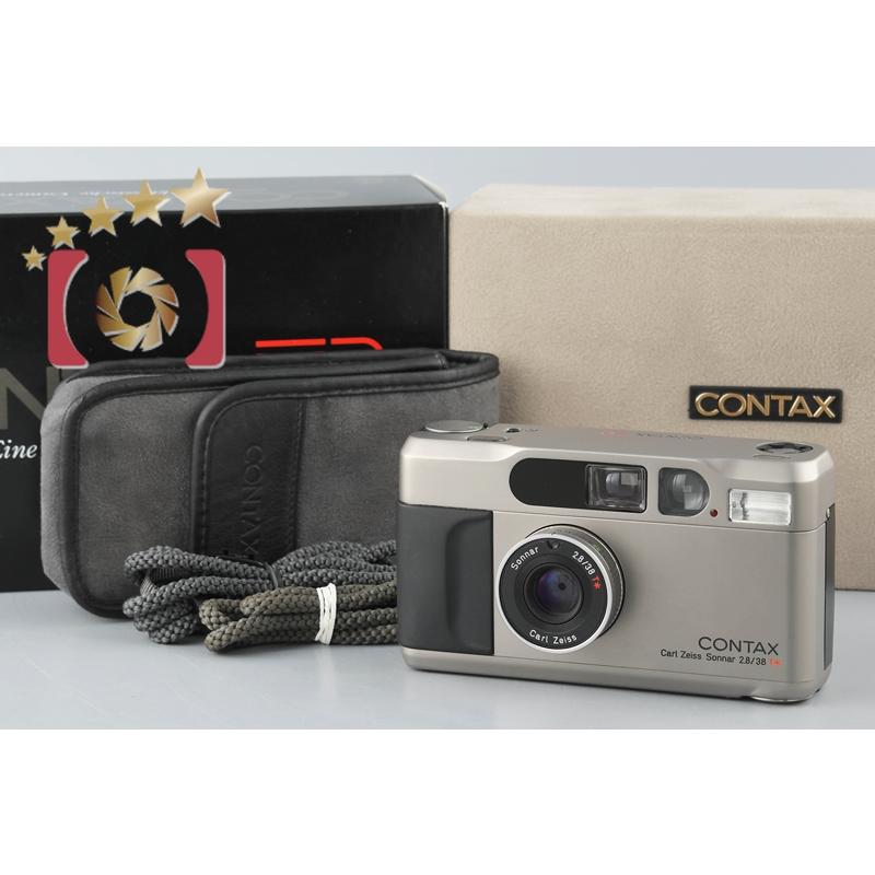 【希少】CONTAX コンタックス T2 コンパクト フィルムカメラ 第112話 コンパクトフィルムカメラ コンタックス CONTAX T2 – こ