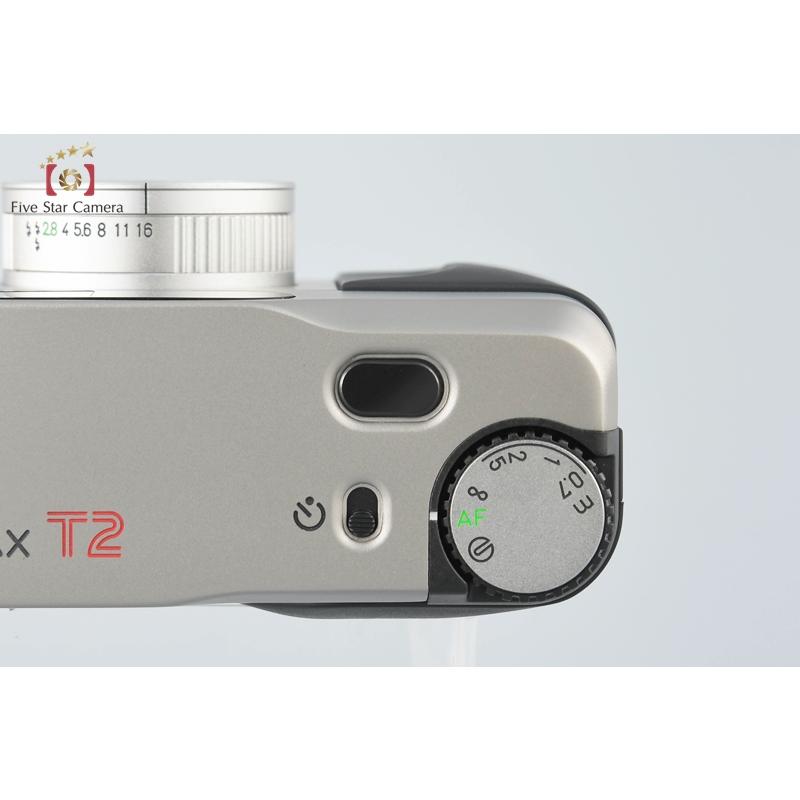 コンパクトフイルムカメラ CONTAX T2 CONTAX T2｜撮りたい瞬間を逃さず、一台で何でも撮れるカメラ