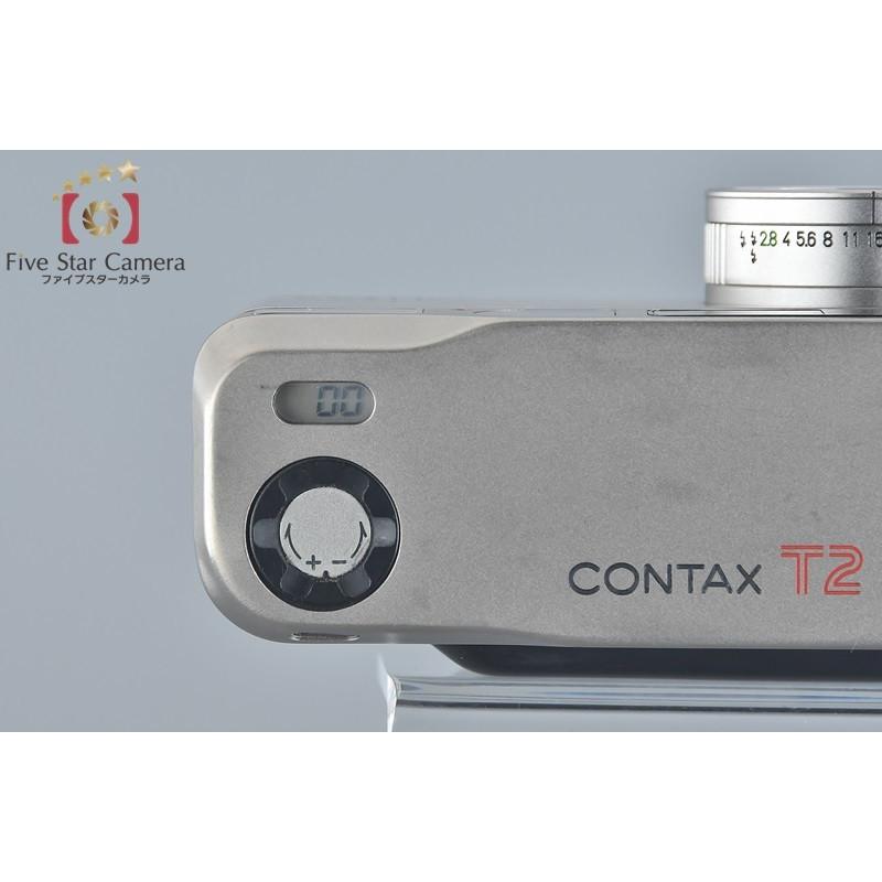 【動作品】CONTAX T2 コンタックス データバック付 フィルムカメラ CONTAXのフィルムカメラ「T2」をお買取りさせて頂きました。人気の高級