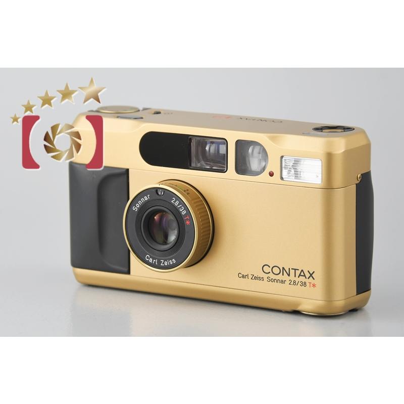 【希少】 Contax コンタックス T2 D コンパクト フィルムカメラ 中古】CONTAX コンタックス T2 D ゴールド コンパクトフィルム