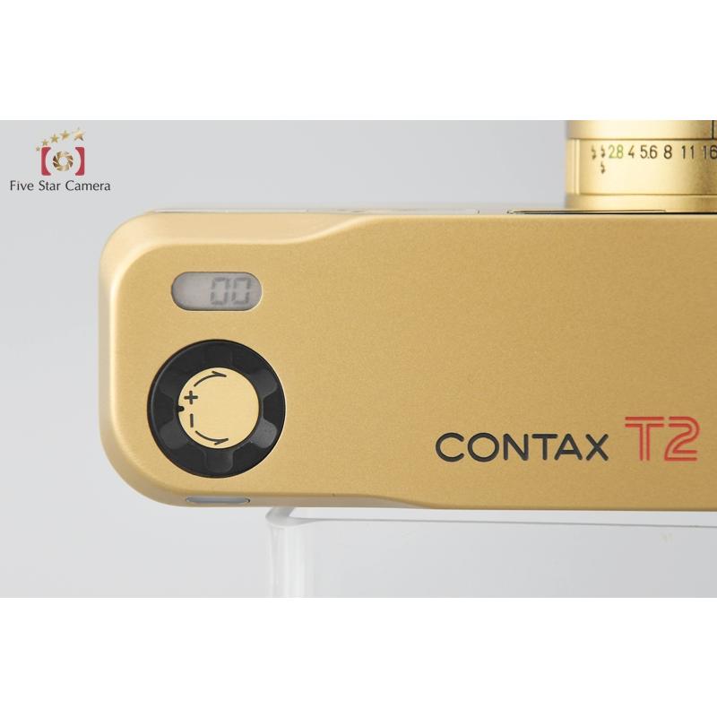 CONTAX T2 GOLD コンタックス コンパクトフィルムカメラ 中古】CONTAX コンタックス T2 D ゴールド コンパクトフィルムカメラ
