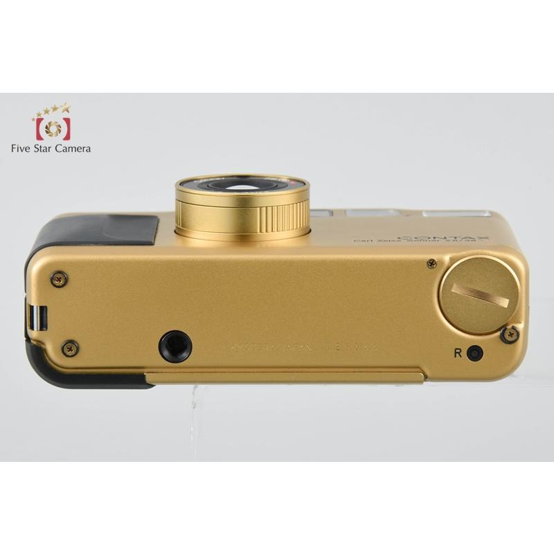 動作品　Contax T2 Gold ゴールド　コンパクトフィルムカメラ 中古】CONTAX コンタックス T2 ゴールド コンパクトフィルム