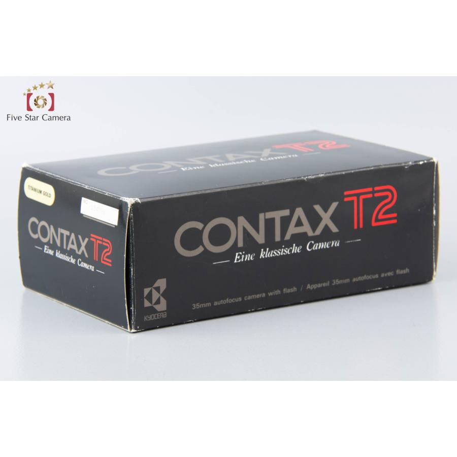 contax t2 フィルムカメラ Q657 Beauty] Contax T2 film camera T2 kyocera Operation confirmed