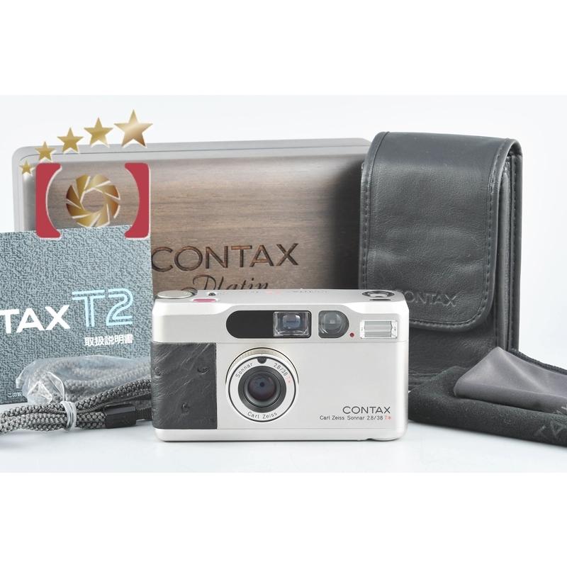 中古】CONTAX コンタックス T2 Platin プラチナ コンパクトフィルム