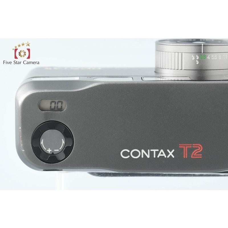 中古】CONTAX コンタックス T2 チタンブラック データバック付属