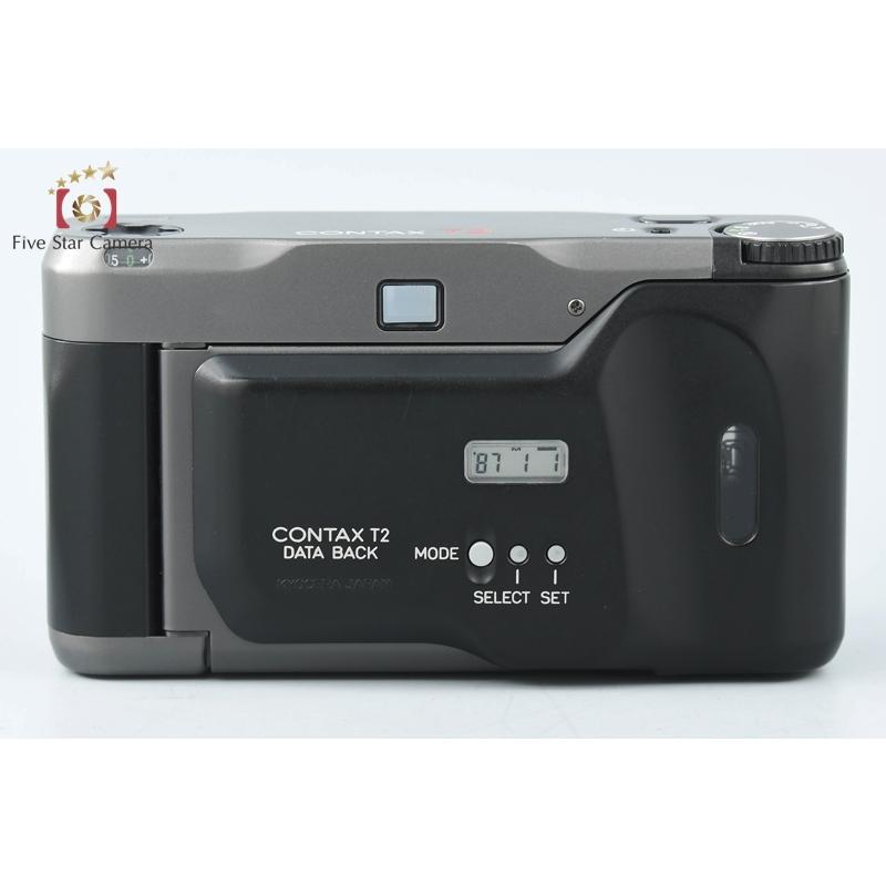 中古】CONTAX コンタックス T2 チタンブラック データバック付属